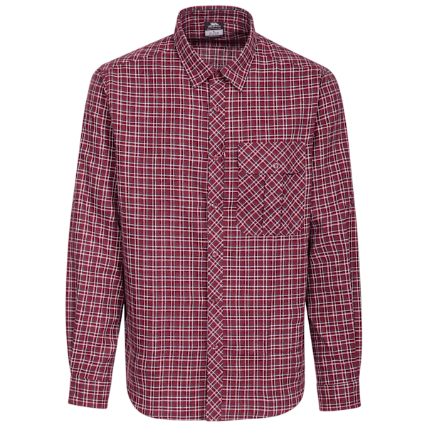 Trespass herr Snyper rutig skjorta XS röd rutig Red Check XS