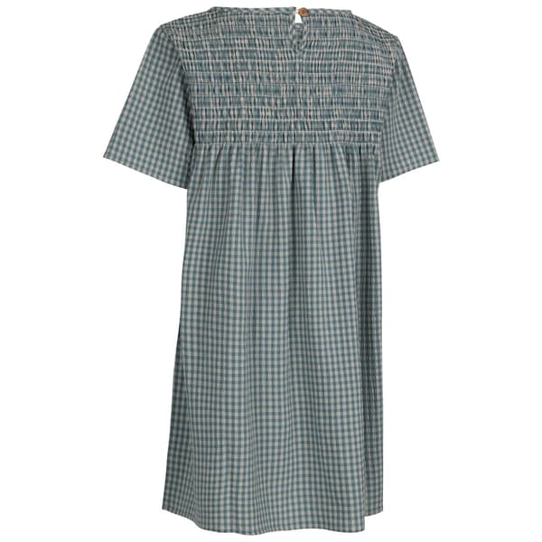 Trespass Dam/Damer Candice Gingham Smock Top M Storm Blue Storm Blue M