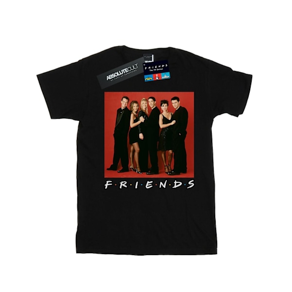 Friends Girls Group Photo Formell Bomull T-shirt 12-13 År Svart Black 12-13 Years