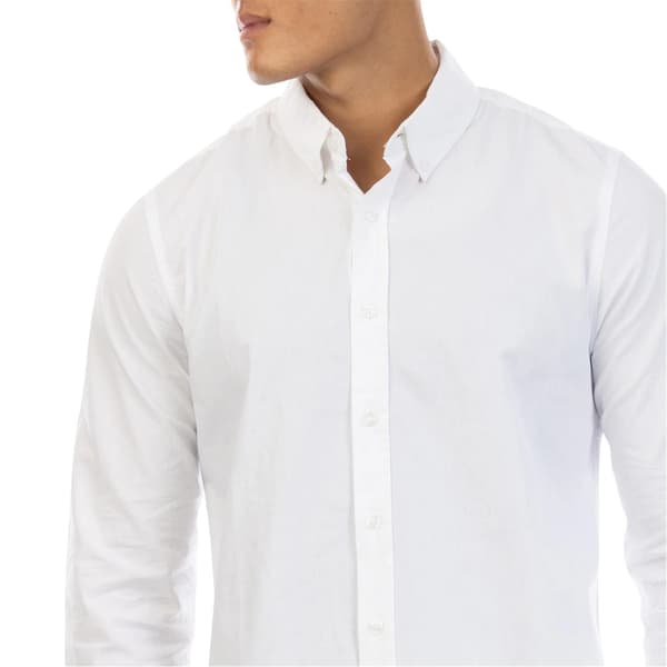 Peter Werth Herr Regular Långärmad Skjorta M Vit White M