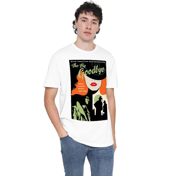 Star Trek Herr The Next Generation Säsong 1 Avsnitt 12 T-Shirt White XL
