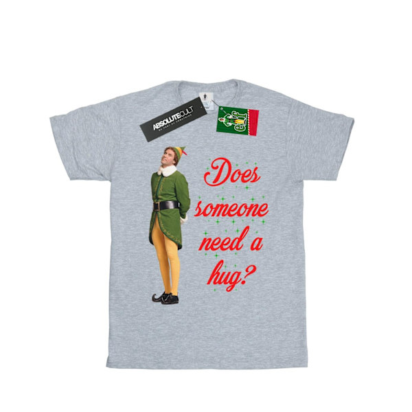 Elf Dam/Damer Krama Kompis Bomull Pojkvän T-Shirt S Sports G Sports Grey S