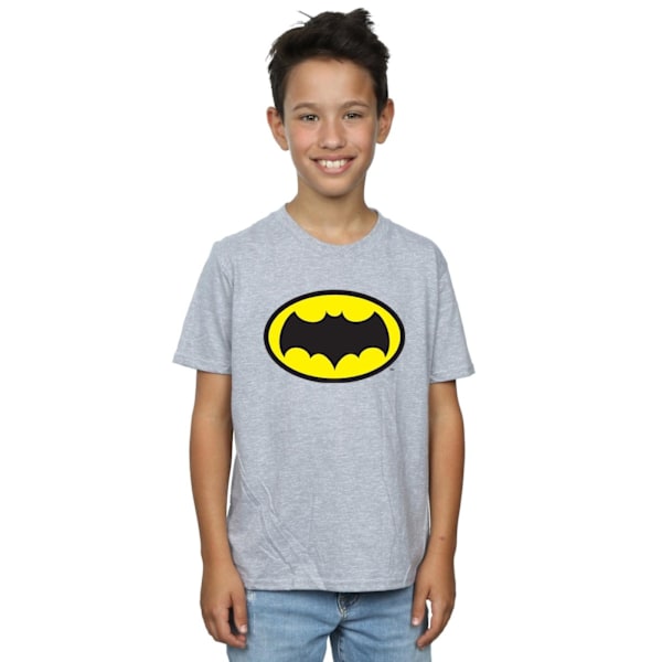 DC Comics Boys Batman TV-serie logotyp T-shirt 9-11 år Sport Sports Grey 9-11 Years
