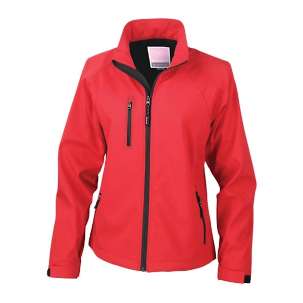 Result Dam/Kvinnor La Femme® 2-lagers bas softshell andningsbar Red XL