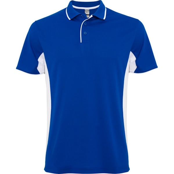 Roly Unisex Vuxen Montmelo Kortärmad Sportpolotröja XL R Royal Blue/White XL
