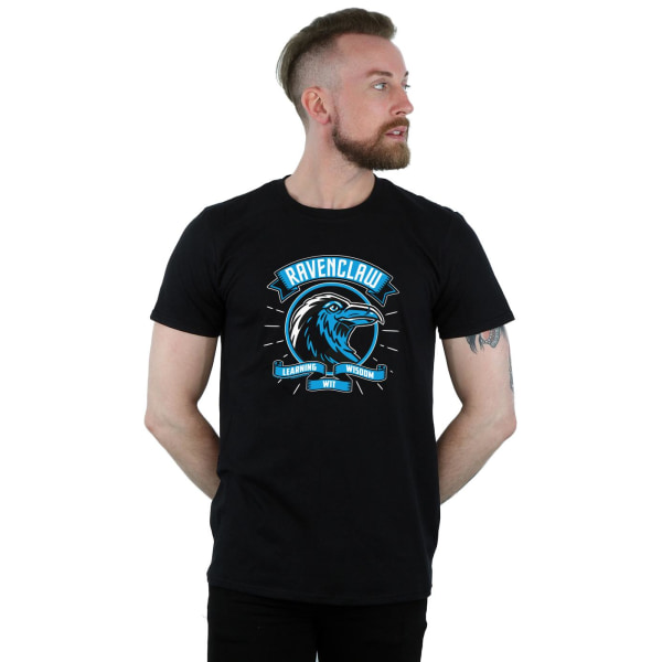 Harry Potter Herr Ravenclaw Toon Crest T-shirt XXL Svart Black XXL