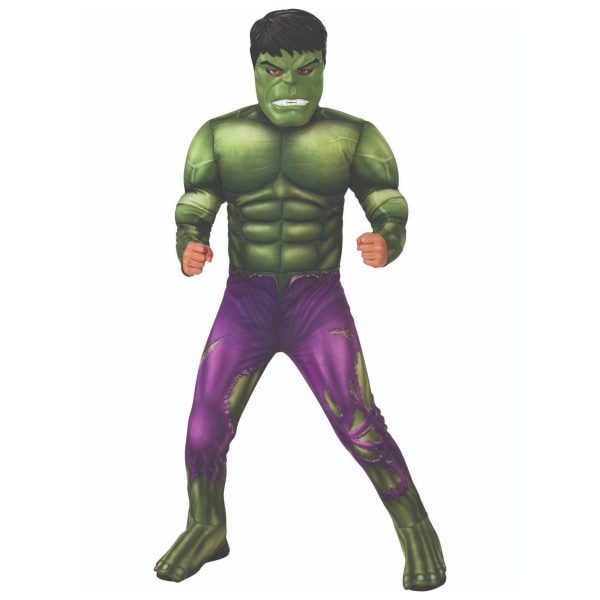 The Avengers Childrens/Kids Deluxe Hulk Costume M Grön/Lila Green/Purple M