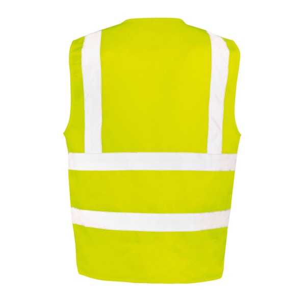 SAFE-GUARD by Result Unisex säkerhetsväst för vuxna L Fluorescerande Y Fluorescent Yellow L
