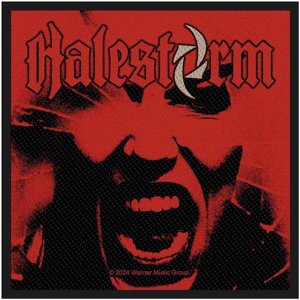 Halestorm Back From The Dead Vävd Patch One Size Röd/Svart Red/Black One Size