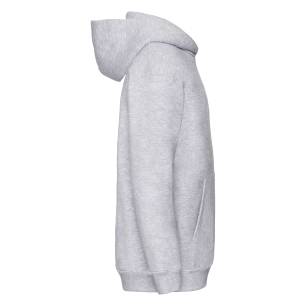 Fruit Of The Loom Kids Unisex Premium 70/30 Hooded Sweatshirt / Heather Grey 7-8 Years