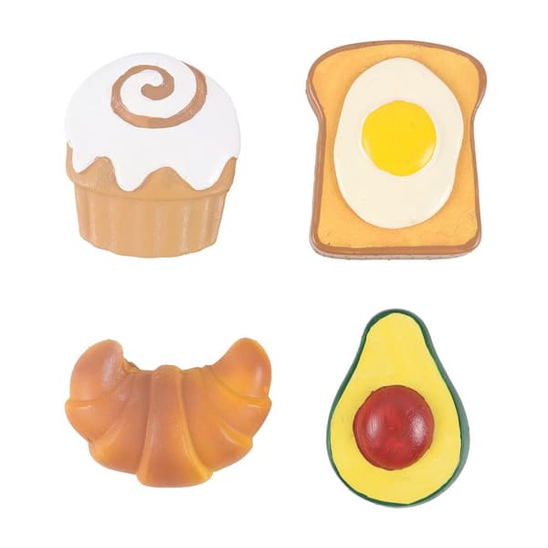 Something Different Brunch Club Kylskåpsmagnetset (4-pack) Multicoloured One Size