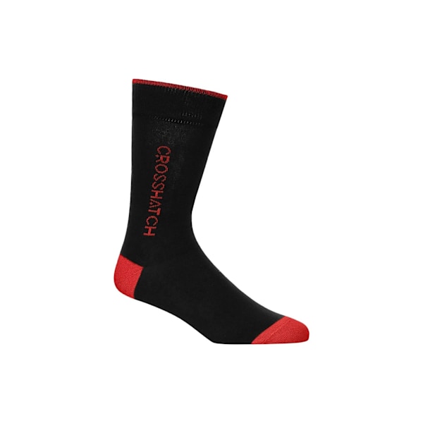 Crosshatch Glowbow Crew Socks (5-pack) One Size Black/M Black/Multicoloured One Size