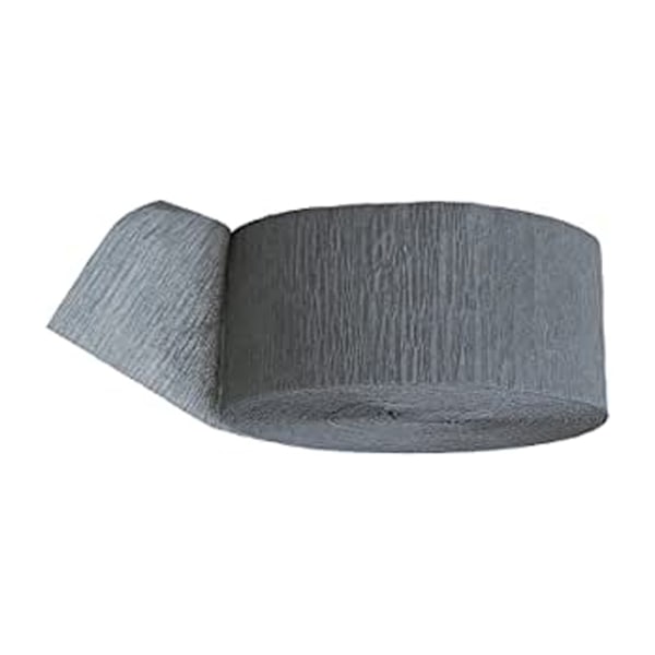 Unika Festpappersremsor i Krepppapper, Storlek: One Size, Grå Grey One Size