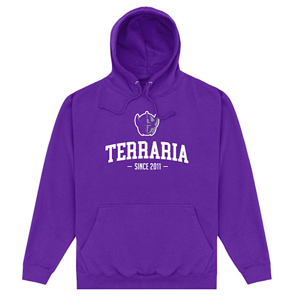 Terraria Unisex Vuxen Sedan 2011 Hoodie L Lila Purple L