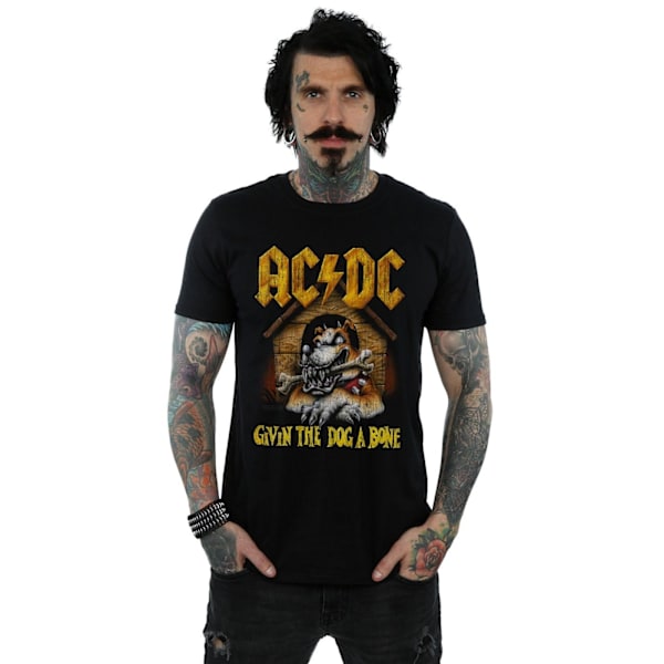AC/DC Herr Give The Dog A Bone T-shirt 4XL Svart Black 4XL