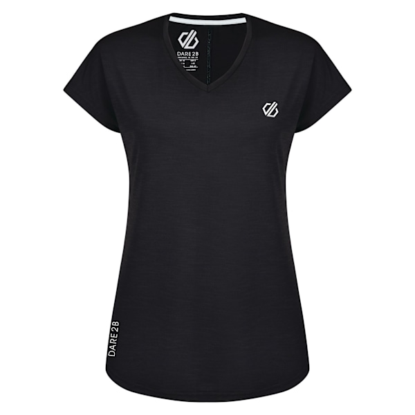 Dare 2B Dam/Dam Vigilant Aktiv T-shirt 10 UK Svart Black 10 UK