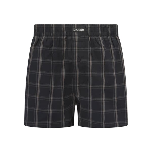 Lyle & Scott Herrvävda Boxershorts (3-pack) M Svart Black M