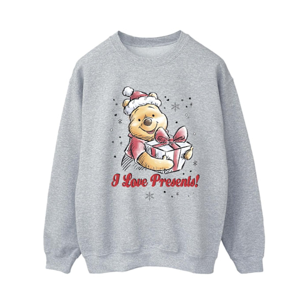 Disney Dam/Damer Winnie The Pooh Love Presents Sweatshirt X Navy Blue XXL