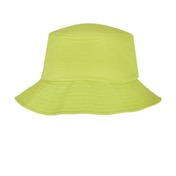 Flexfit bomullstwill hink med en storlek grön glöd Green Glow One Size