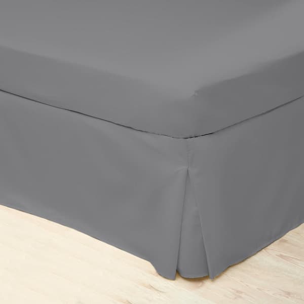 Belledorm Easycare Percale Platform Valance Dubbel Rosa Powder Pink Double