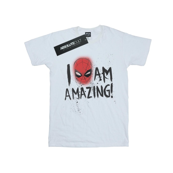 Marvel Girls Spider-Man I Am Amazing Bomull T-shirt 12-13 år White 12-13 Years