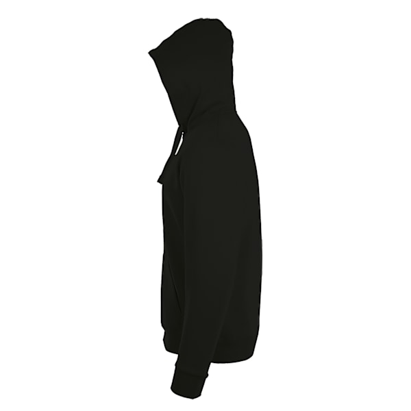 SOLS Herr Stone Zip Up Plain Hoodie M Svart Black M