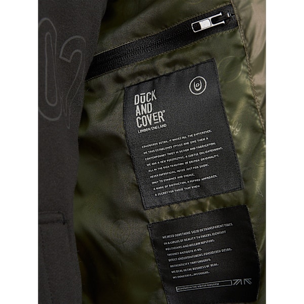 Duck and Cover Herr Romain Camo Vadderad Väst S Oliv Olive S