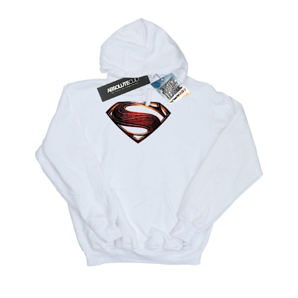 DC Comics Dam/Kvinnor Justice League Film Superman Emblem Ho White M