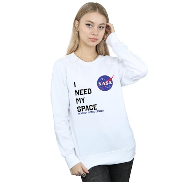 NASA Dam/Kvinnor Jag Behöver Min Rymdtröja S Vit White S