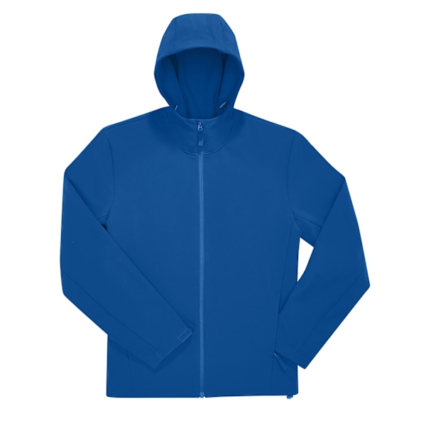 B&C Unisex Vuxen Reset 3-lagers Soft Shell Jacka med Huva L Royal Royal Blue L