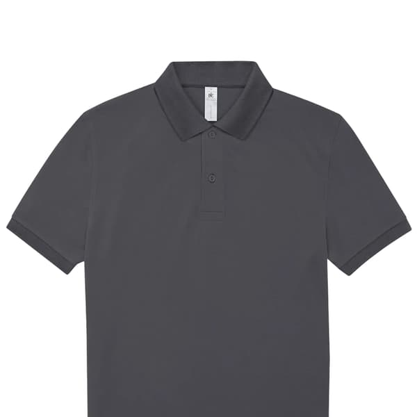 B&C Herr My Polo Shirt 4XL Mörkgrå Dark Grey 4XL