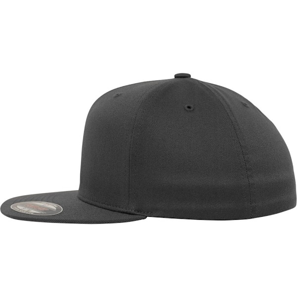 Flexfit by Yupoong Unisex Vuxen Flat Visor Cap L/XL Mörkgrå Dark Grey L/XL