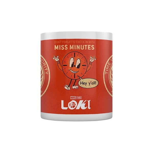 Loki Miss Minutes Mugg En Storlek Vit/Röd/Guld White/Red/Gold One Size