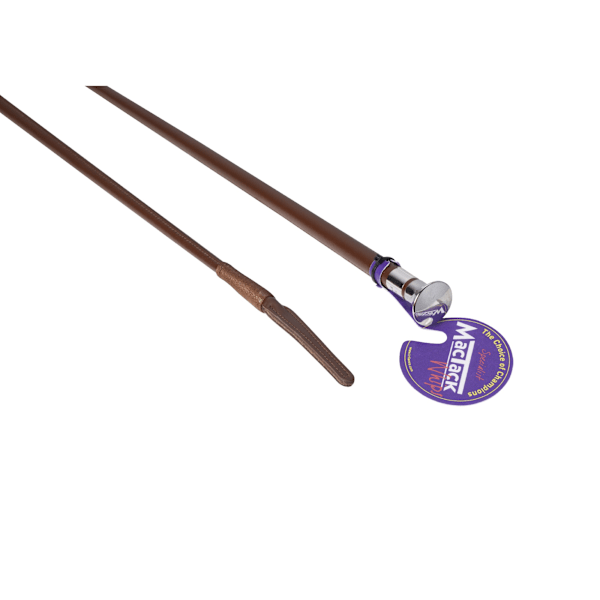 MacTack Läder Show Whip 24 tum Brun Brown 24 inches
