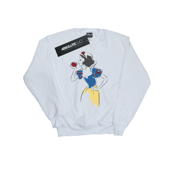 Disney Princess Herr Snow White Apple Glitter Sweatshirt S Vit White S