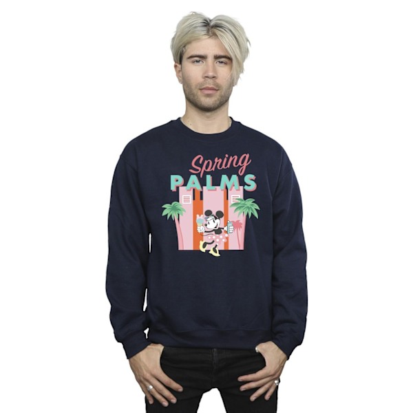 Disney herr Minnie Mouse Spring Palms sweatshirt L svart Black L