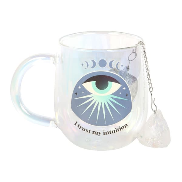 Something Different Intuition Crystal Dubbelväggig 250 ml Mugg & Clear/Blue One Size