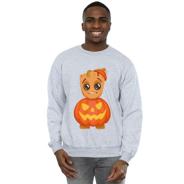 Marvel Herr Groot Pumpa Sweatshirt M Sportgrå Sports Grey M