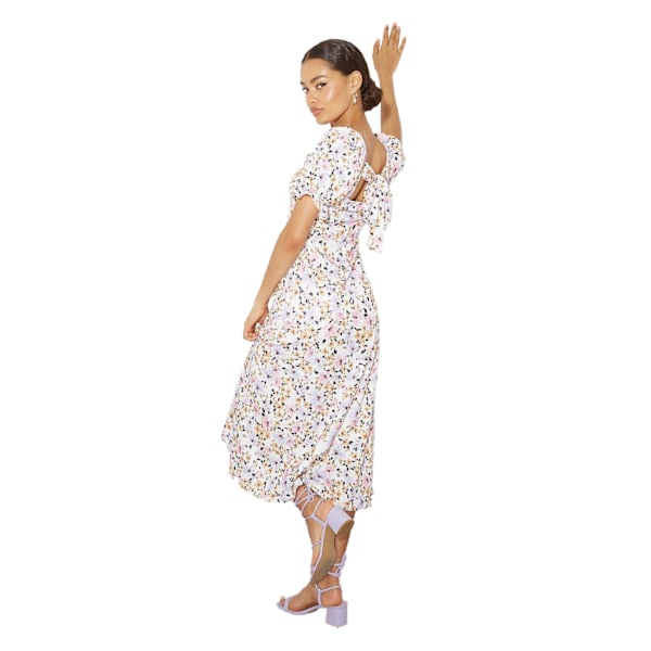 Dorothy Perkins Dam/Kvinnor Blommig Hjärtformad Petite Puffad M White 16 UK