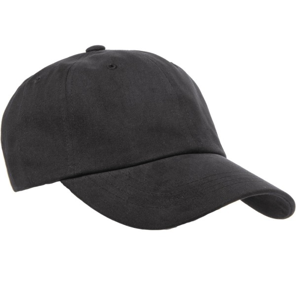 Flexfit By Yupoong Peached Cotton Twill Dad Cap One Size Svart Black One Size