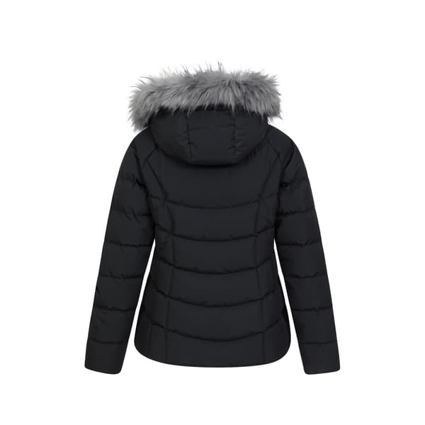Mountain Warehouse Isla Extreme Kort Dunjacka för Kvinnor Black 8 UK