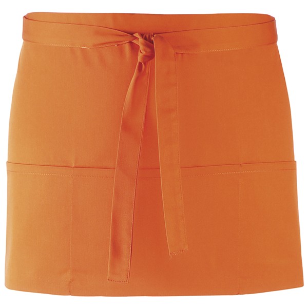 Premier Damer/Damfärger 3-ficksförkläde/arbetskläder One Siz Orange One Size