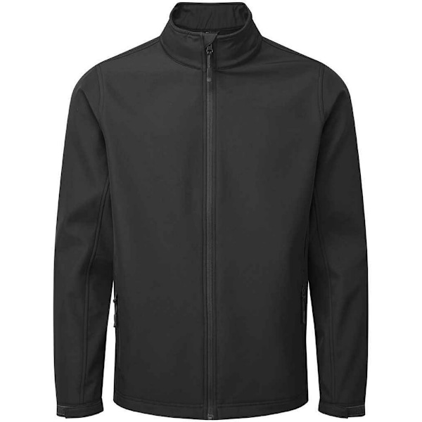 Premier Mens Recycled Wind Resistant Soft Shell Jacket 4XL Svart Black 4XL