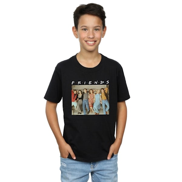 Friends Boys Group Photo Stairs T-shirt 12-13 år Svart Black 12-13 Years