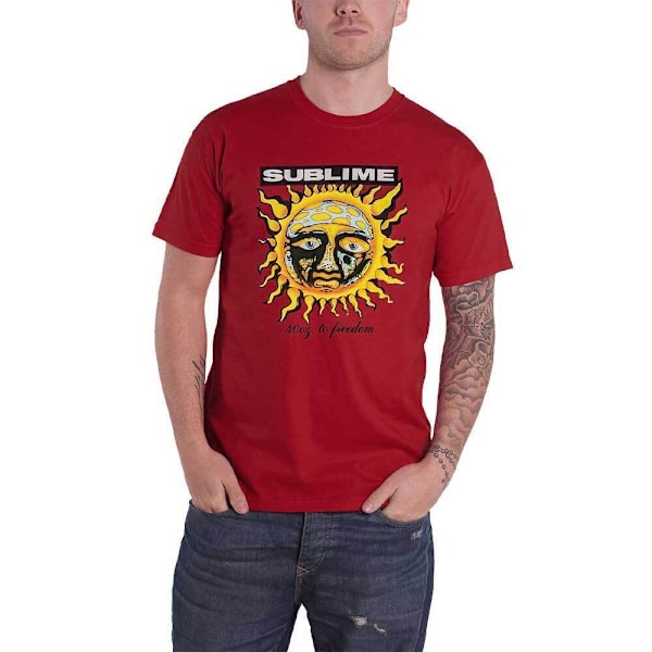 Sublime Unisex Adult Grn 40 Oz T-Shirt XL Röd Red XL
