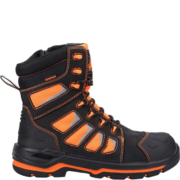 Amblers Unisex Adult Radiant Nubuck High Rise Säkerhetsstövlar 10 U Black/Orange 10 UK