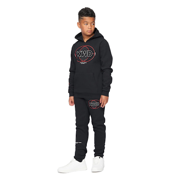 Kings Will Dream Boys Orbital Hoodie 7-8 År Jet Black Jet Black 7-8 Years