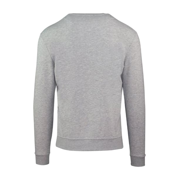Aquascutum Långärmad sweatshirt med liten logotyp för män, storlek S Grey S