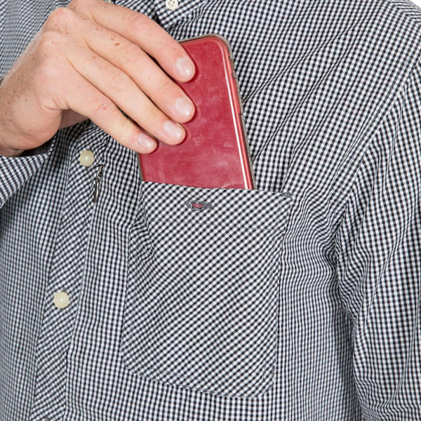 Trespass Yaddlethorpe Bomullsskjorta L Svart Gingham Black Gingham L