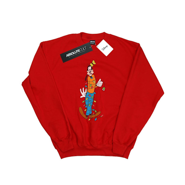 Disney Goofy Julbelysning Sweatshirt 3XL Röd Red 3XL